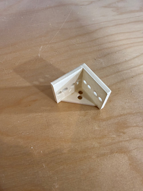 1-1/4" Right-Angle Support Bracket — Multi-Hole Mounting — 10-Pack